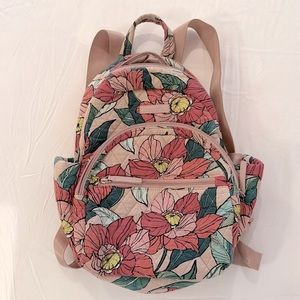 VERA BRADLEY Pink Floral Small Backpack